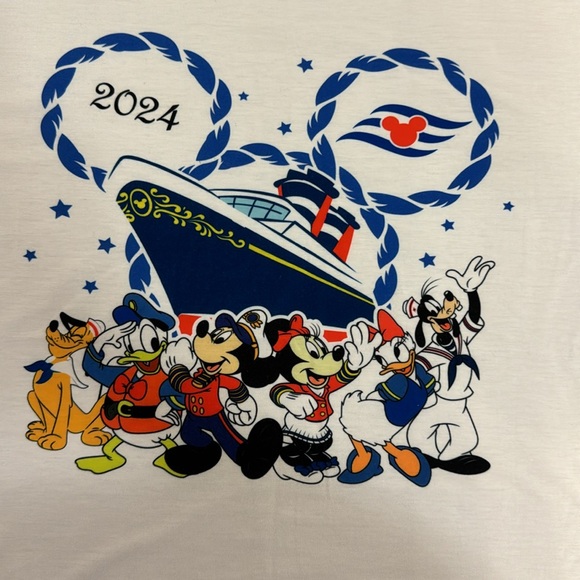 Disney Cruise 2024 2XL shirt - Picture 3 of 4